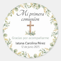 Mi Primera Comunion Stickers - First Communion