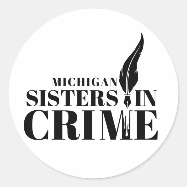 MI Sisters in Crime Sticker (Front)