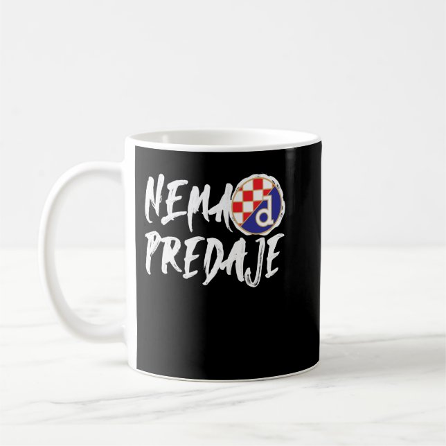 Mi Smo Dinamo Zagreb  Nema predaje Croatian Footba Coffee Mug (Left)