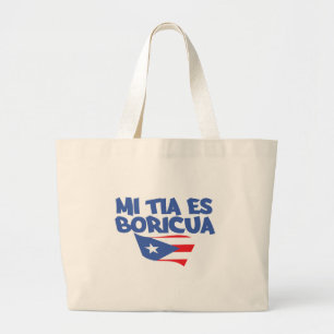 Mi Tia Es Boricua Tote Bag