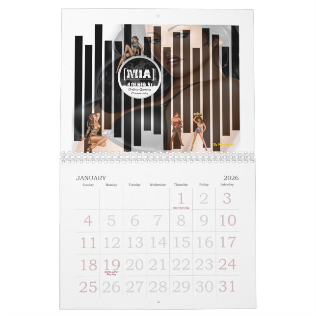 MIA 2009 Calendar (Jan 2026)