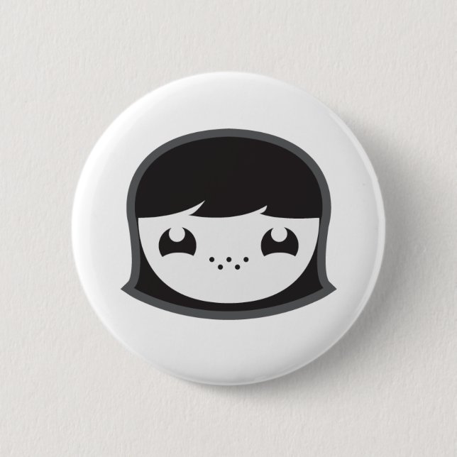 mia, boo & friends button (Front)