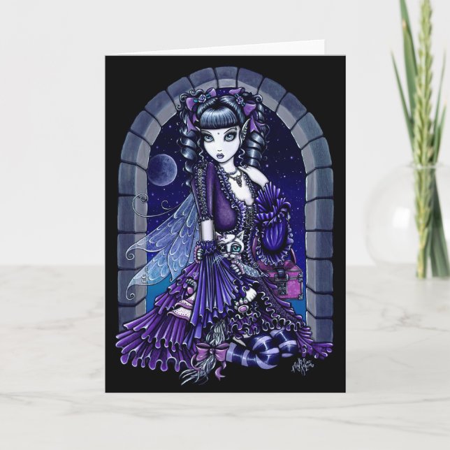 "Mia" Fairy Greeting Card (Front)