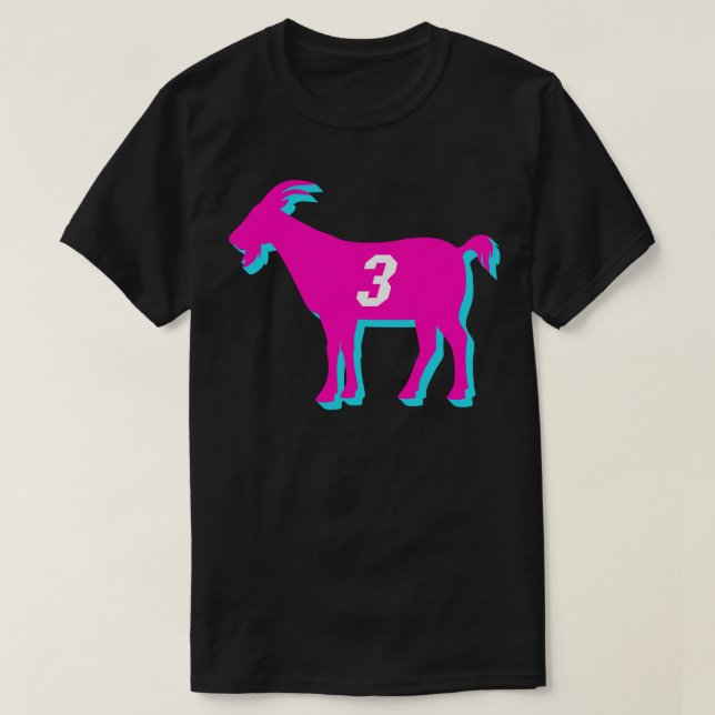 MIA GOAT 3 White Vice T-Shirt (Design Front)