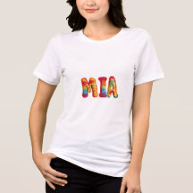 Mia Name in Vibrant Crochet Pattern