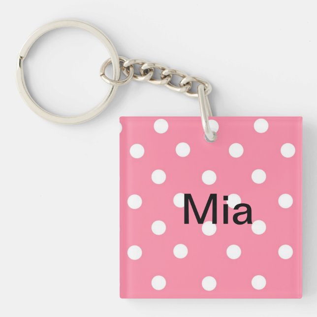Mia Name Key Chain (Front)