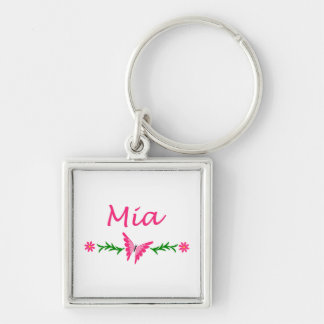 Mia (Pink Butterfly) Key Ring