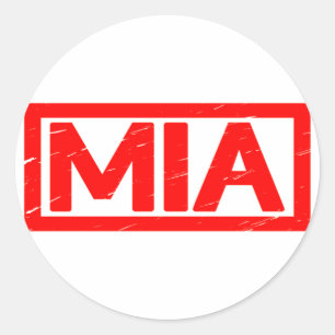 Mia Stamp Classic Round Sticker