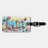 Mia written in graffiti font