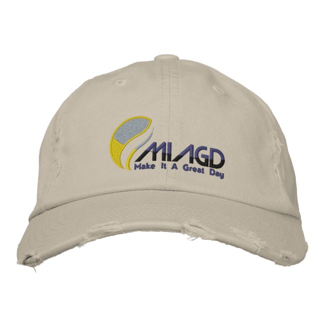 MIAGD Light Embroidered Hat (Front)