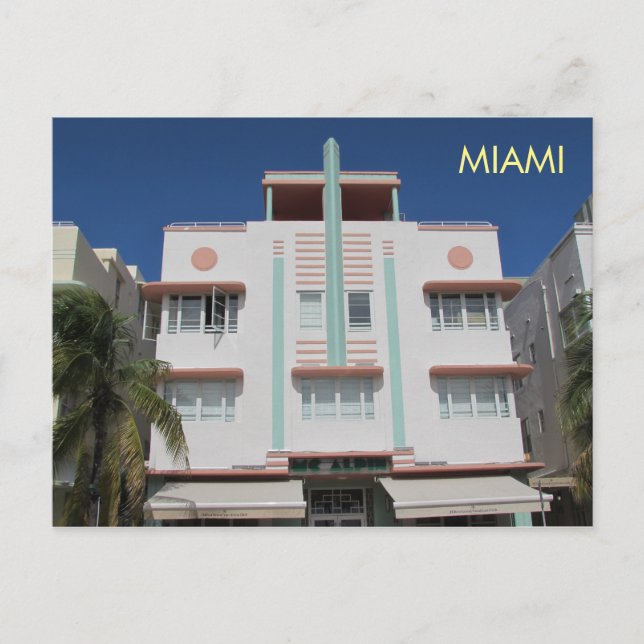 Miami Art Deco Postcard 7 (Front)