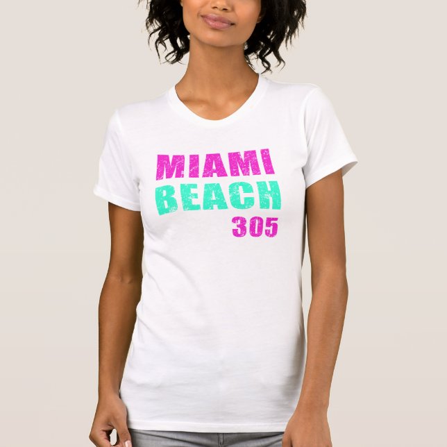 Miami Beach 305 T-Shirt (Front)