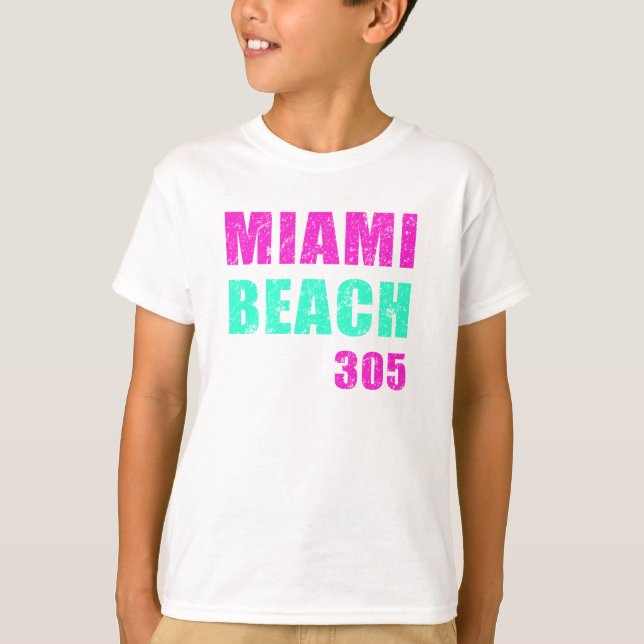 Miami Beach 305 T-Shirt (Front)