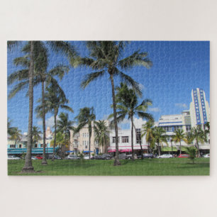 Miami Beach Art Deco Jigsaw Puzzle