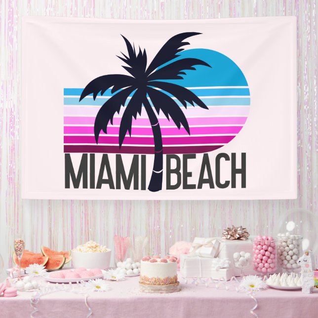 Miami Beach  Banner (Party)