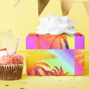 Miami Beach Birthday Vibes • Wrapping Paper