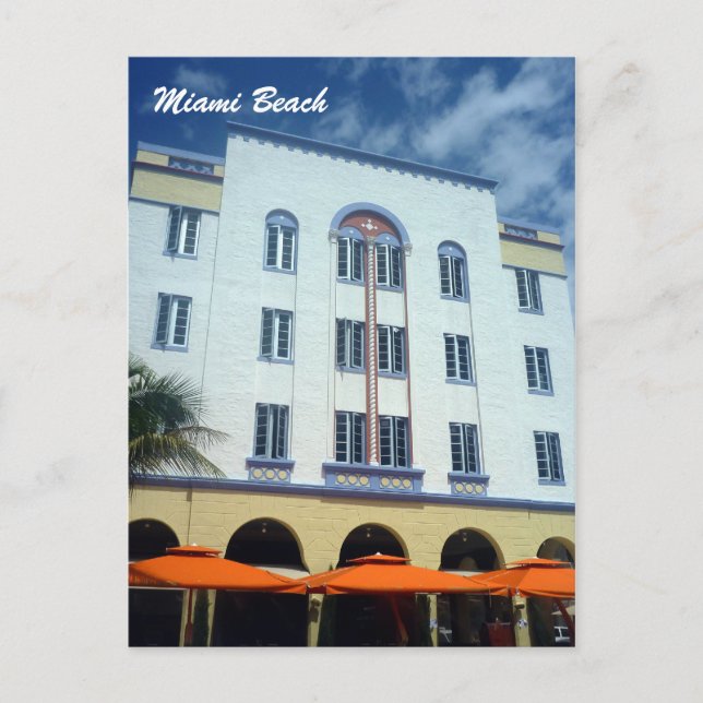 miami beach bldg postcard (Front)