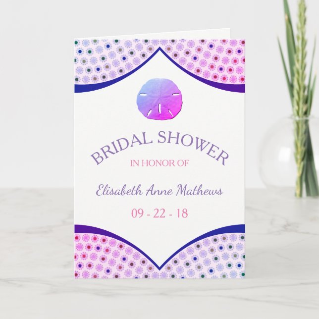 Miami Beach Bridal Shower Invitation (Front)