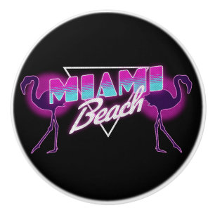 Miami beach ceramic knob