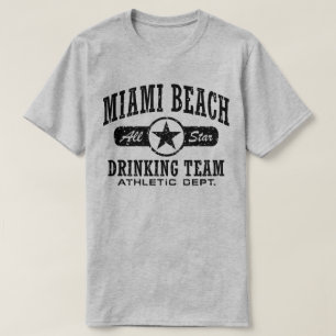 Miami Beach Drinking Team T-Shirt