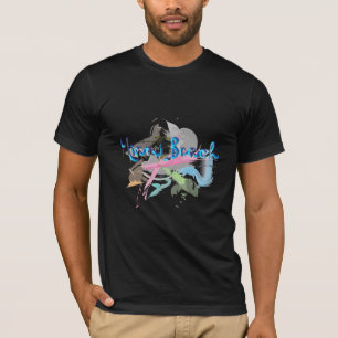 Miami Beach Florida Abstract Cool Black T-Shirt