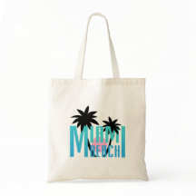 Miami Beach Florida Cool Fun Graphic Tote Bag