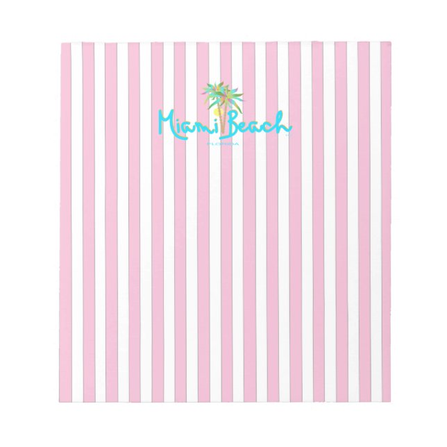 Miami Beach, Florida I Love You Notepad (Front)