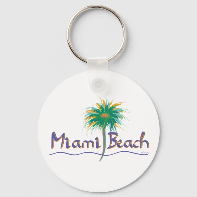 Miami Beach, Florida Key Ring (Front)