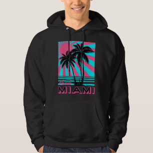 Miami Beach Florida Miami Palm Trees Hoodie