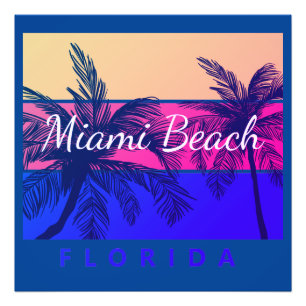 miami beach florida photo print