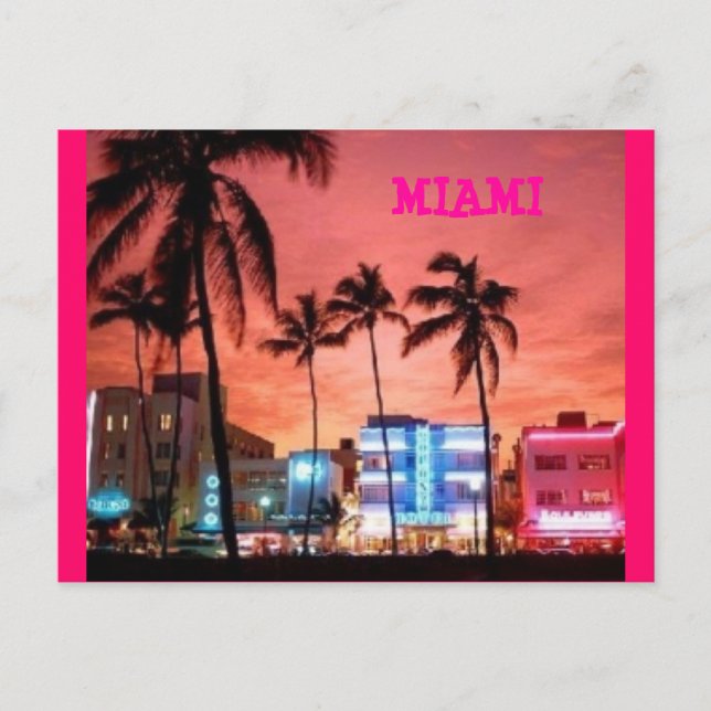 Miami Beach, Florida Postcard (Front)