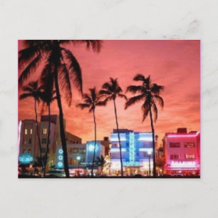 Miami Beach, Florida Postcard