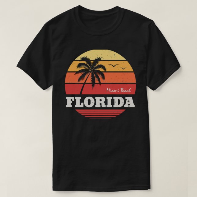 miami beach florida shirt (Design Front)