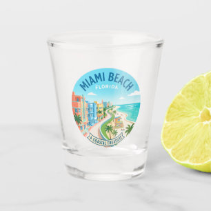 Miami Beach Florida Shot Glass