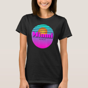 Miami Beach Florida souvenirs Retro 80s Design T-Shirt
