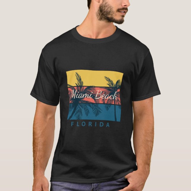 Miami Beach Florida T-Shirt (Front)