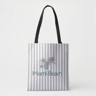 Miami Beach, Florida, Tropical, Cool Tote Bag