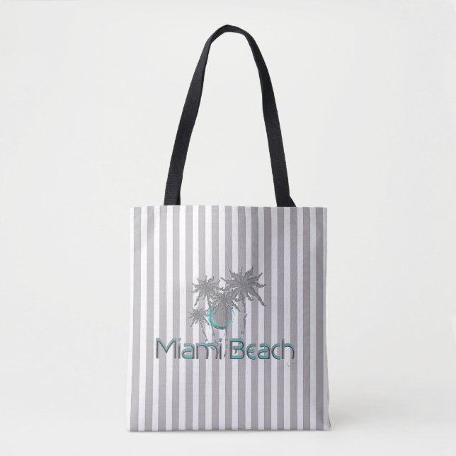 Miami Beach, Florida, Tropical, Cool Tote Bag (Front)