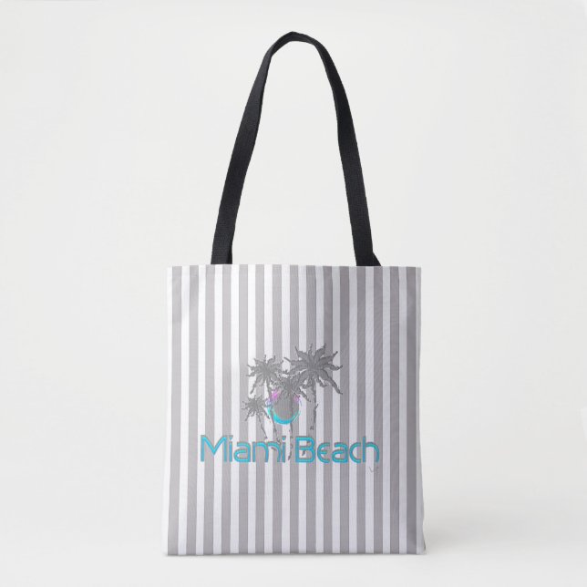 Miami Beach, Florida, Tropical, Cool Tote Bag (Front)