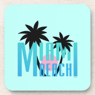 Miami-Beach-Florida-Typography Coaster