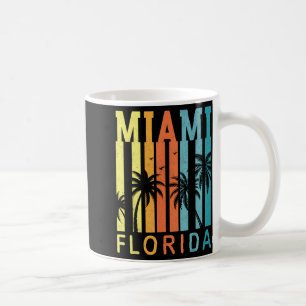 Miami Beach Florida Vintage Sunset Tropical Summer Coffee Mug