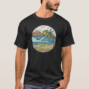 Miami Beach Florida Vintage T-Shirt