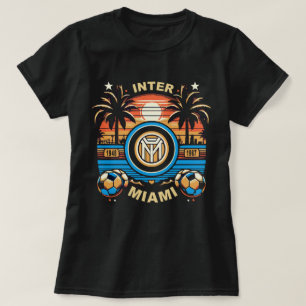 Miami Beach Futbol Vibes: Celebrate Inter Miami FC T-Shirt