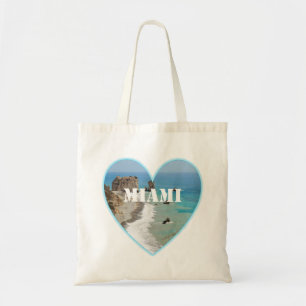 Miami Beach Heart Budget Tote