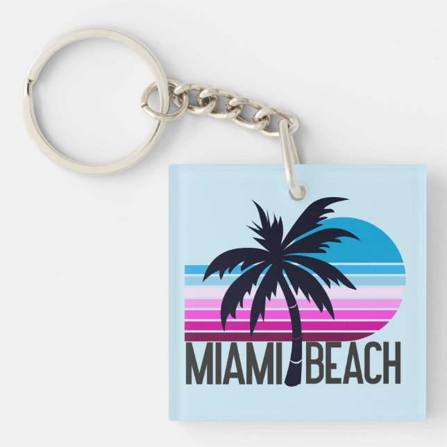Miami Beach   Key Ring (Front)