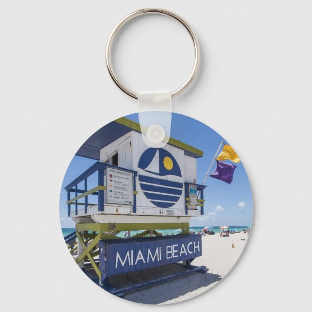 Miami Beach Key Ring (Front)