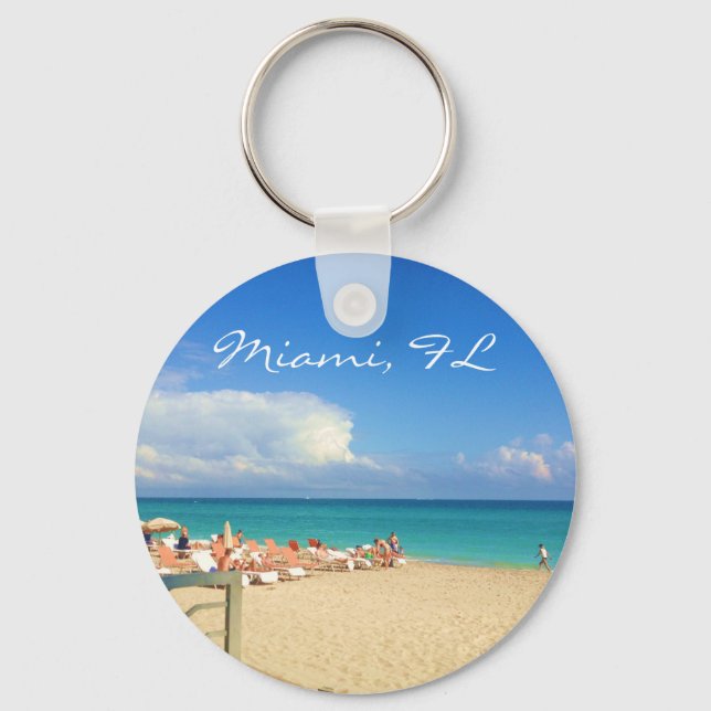 Miami Beach Keychain (Front)