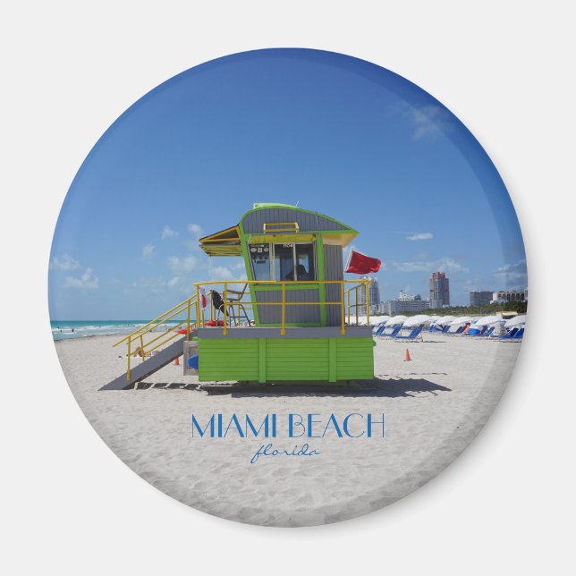 Miami Beach Lifeguard Ocean Patrol #06 Magnet (Front)