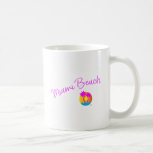 Miami-Beach-logo-sun-palms-pink Coffee Mug