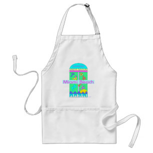 Miami Beach (love) Art Deco Standard Apron